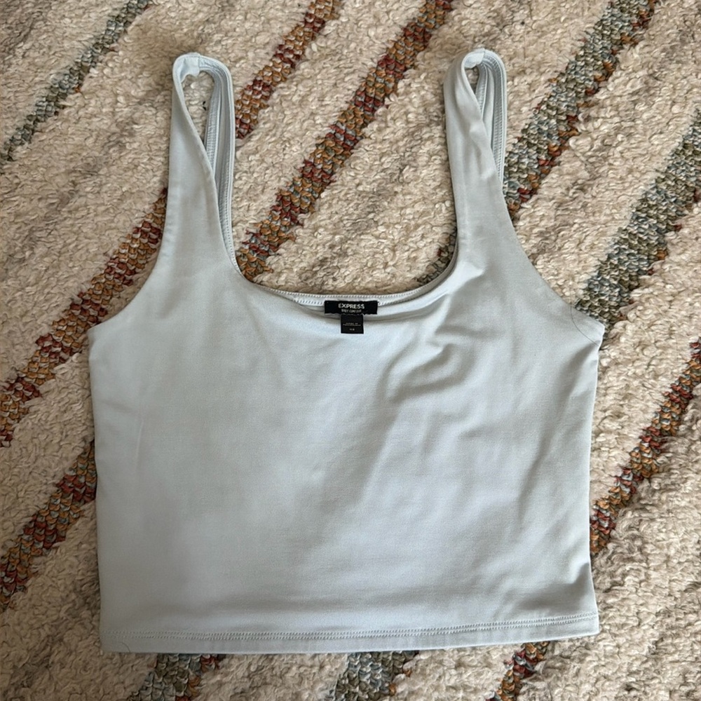 Express cropped tank top XS